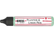 Контур универсальный опухающий (стирка до 40*С) "Pluster Liner Pen" Kreul 29мл МЯТНЫЙ