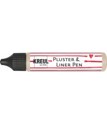 Контур универсальный опухающий (стирка до 40*С) "Pluster Liner Pen" Kreul 29мл БЛАГЛРОДНА НУГА