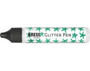 Контур универсальный с глиттером (стирка до 40*С) "Glitter Pen" Kreul 29мл СЕРЕБРО