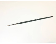 Пензель середн.жорсткості КРУГЛИЙ,волос синтетика іміт.червон.соболя,Kreul.ручка коротка чорна №0