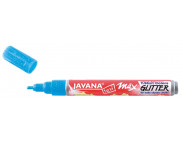СНЯТЫ С ПР-ВА,Маркер по світлим та темним тканинам (2-4 мм) JavanaTex Glitter (прання 40*) БЛАКИТНИЙ