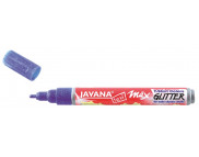 Маркер по світлим та темним тканинам (2-4 мм) JavanaTex Glitter (прання 40*) ФІОЛЕТОВИЙ
