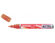 СНЯТЫ С ПР-ВА,Маркер по світлим та темним тканинам (2-4 мм) JavanaTex Glitter (прання 40*) МІДЬ