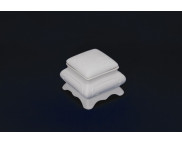 Шкатулка "Ретро" керамическая біла для декорирования h105мм