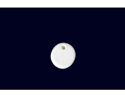 Медальон "Круг" керамический білий для декорирования d20мм (5шт.)