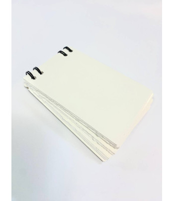 Блокнот(спіраль) д/акв.300гр ввертик.б/обкл.на підклпдці.25арк.5х10см