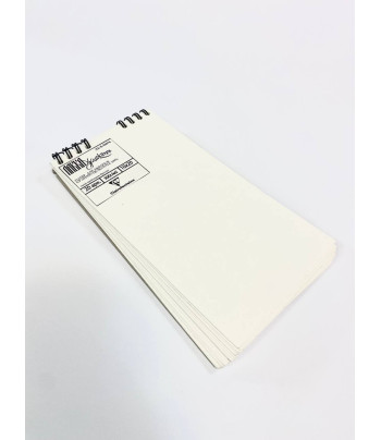 Блокнот(спіраль) д/акв.300гр ввертик.б/обкл.на підклпдці.20арк.10х20см