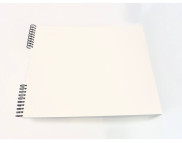 Блокнот(спіраль) д/начерків 70гр вертик.б/обкл.на підкладці 20арк.29х35см КРАФТ БІЛИЙ