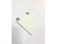 Блокнот(спіраль) д/начерків 70гр вертик.б/обкл.на підклпдці.20арк.10х11 КРАФТ