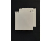 Блокнот(спіраль) д/акв.300гр ввертик.б/обкл.на підклпдці.15арк.15х16см