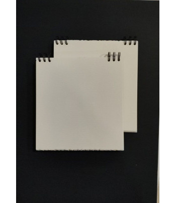 Блокнот(спіраль) д/акв.300гр ввертик.б/обкл.на підклпдці.15арк.15х16см