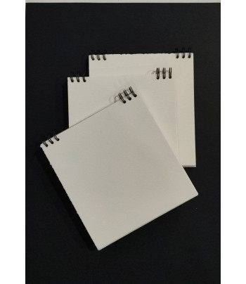 Блокнот(спіраль) д/акв.300гр ввертик.б/обкл.на підклпдці.15арк.15х16см