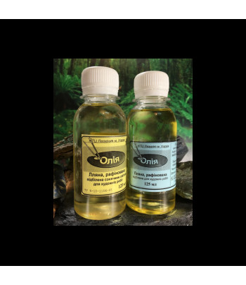 Олія лляна рафінована відбілена ЛАЗУРИТ 100/125мл