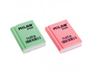 Гумка "Книжка" для 7Н-4В  "NATA 2036" Milan 39х29х9мм кольори в асортименті