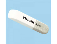 Гумка прямокутна для 7Н-2В "8030" Milan 60х14х7мм БІЛО-СІРА