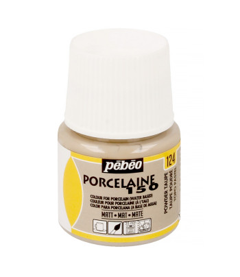 Фарба по порцеляні та кераміці на водн.осн.(випал 150*С) "Porcelaine" Pebeo 45мл КРЕЙДЯНИИЙ ТАУП