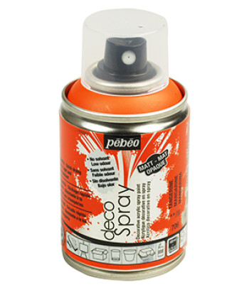 !Нет скидок Аерозоль-Фарба акрилова Decospray Pebeo 100мл| МАНДАРИНОВИЙ