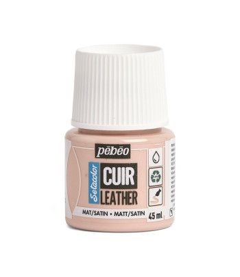 Фарба на водн.осн. д/шкіри та шкірозамін.Setacolor Cuir Pebeo 45мл РОЖЕВА САКУРА