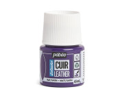 Фарба на водн.осн. д/шкіри та шкірозамін.Setacolor Cuir Pebeo 45мл БАКЛАЖАНОВИЙ