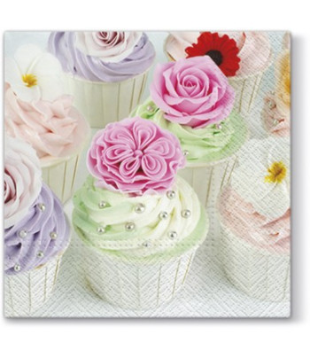 ! RR Серветка33х33см|"Пастельные кексы"