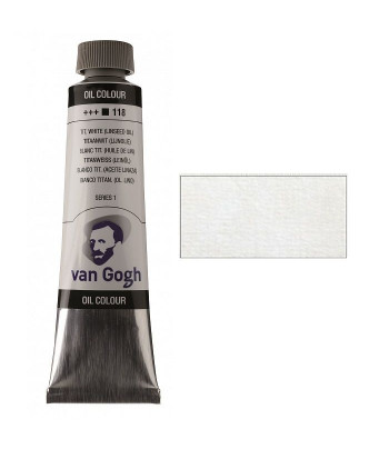 Фарба олійна Van Gogh 40мл БІЛИЛА ТИТАНОВІ на лляній олії (118)