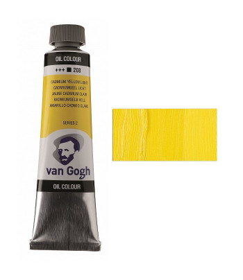 Фарба олійна Van Gogh 40мл КАДМІЙ ЖОВТИЙ СВІТЛИЙ (208)