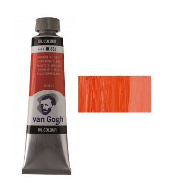 Фарба олійна Van Gogh 40мл КАДМІЙ ЧЕРВОНИЙ СВІТЛИЙ (303)