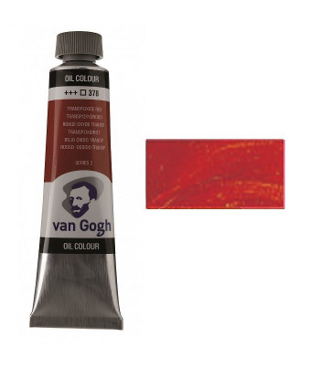 Фарба олійна Van Gogh 40мл ОКИС ЧЕРВОНИЙ ПРОЗОРИЙ (378)