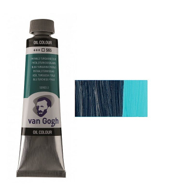 Фарба олійна Van Gogh 40мл БІРЮЗОВ0-СИНЯ ФЦ (565)