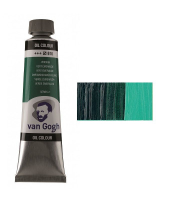 Фарба олійна Van Gogh 40мл ВЕРИДОНОВА ЗЕЛЕНА (616)