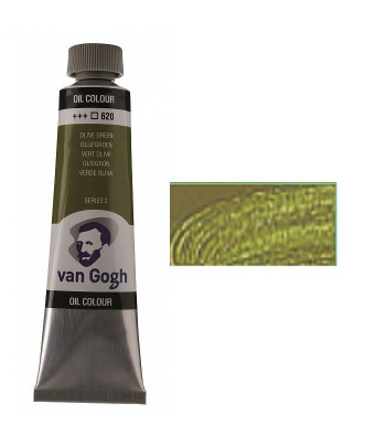 Фарба олійна Van Gogh 40мл ОЛИВКОВА ЗЕЛЕНА (620)