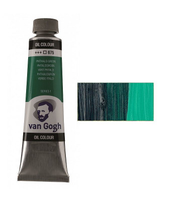 Фарба олійна Van Gogh 40мл ЗЕЛЕНА ФЦ (675)