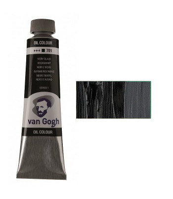 Фарба олійна Van Gogh 40мл ЧОРНА СЛОНОВА КІСТКА (701)