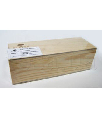 Шкатулка для декора деревянная(сосна) "Albero" 70х70х210мм