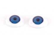 ЗНЯТІ З ВИР-ВА Очі для ляльок (пластик) 13мм БЛАКИТНІ /пара