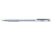 Ручка гелевая Pentel Hybrid gel Grip метал.наконечн.0,8мм СЕРЕБРО
