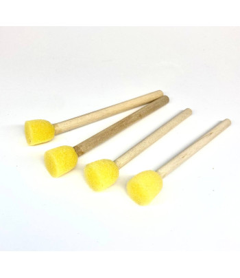 RR Пензель трафаретний жорсткий КРУГЛИЙ поролоновий d13мм