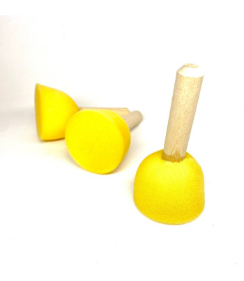 RR Пензель трафаретний КРУГЛИЙ поролоновий d30мм