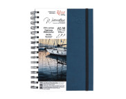 Альбом(спіраль) д/акв.200гр сер.зерно бавов.+цел ROSA Gallery 32арк. А5