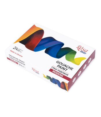 Набір гуаші художньої."Modern" Rosa Studio (24х20мл) у картон.кор.