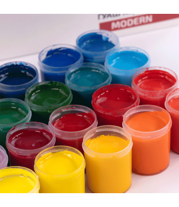 Набір гуаші художньої."Modern" Rosa Studio (24х20мл) у картон.кор.