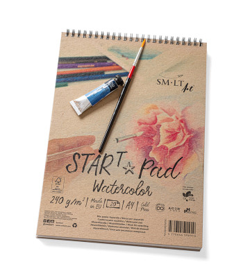 Альбом(спіраль) д/акв.240гр 100% цел.STAR T Smiltainis 20арк. А4