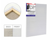 40х50 Полотно/підр.модульн.№1 ЛЬОН.300г дрібне.зерно,олійн.грунт, натяж.задня Rosa