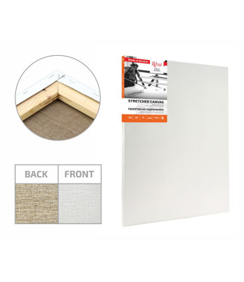 50х50 Полотно/підр.модульн.№1 ЛЬОН.500г дрібне.зерно,акрил.грунт, натяж.задня Rosa