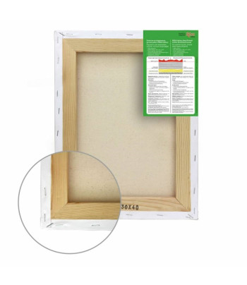 13х35 Полотно/підр.модульн.БАВОВНА 320г дріб.зерно,акрил.грунт натяж.задня Rosa Gallery