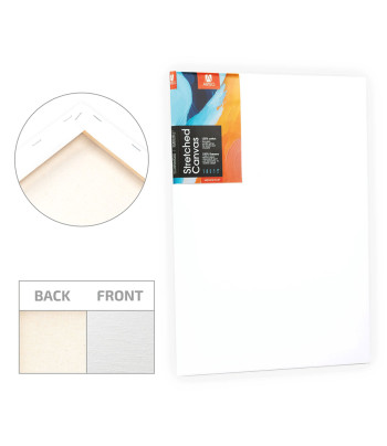 25х35 Полотно/підр.БАВОВНА 280г дріб.зерно,акрил.грунт натяж.задня Arteo