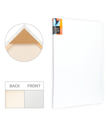 70х100 Полотно/підр.БАВОВНА 280г дріб.зерно,акрил.грунт натяж.задня Arteo