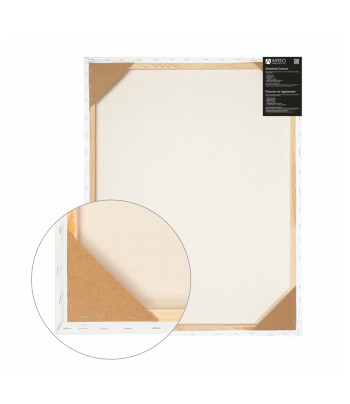 70х100 Полотно/підр.БАВОВНА 280г дріб.зерно,акрил.грунт натяж.задня Arteo