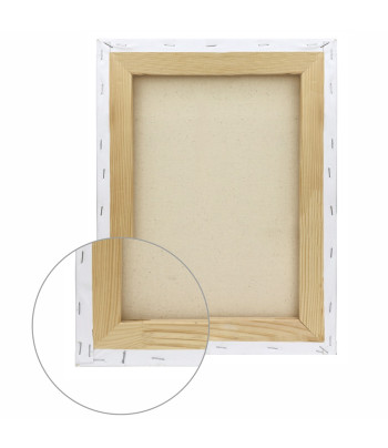 *18х18 Полотно/підр.модульн.БАВОВНА 310г.дріб.зерно,акрил.грунт натяж.задня Rosa Studio