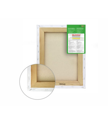 *100х100 Полотно/підр.модульн.БАВОВНА 320г дріб.зерно,акрил.грунт натяж.задн.RosaGallery